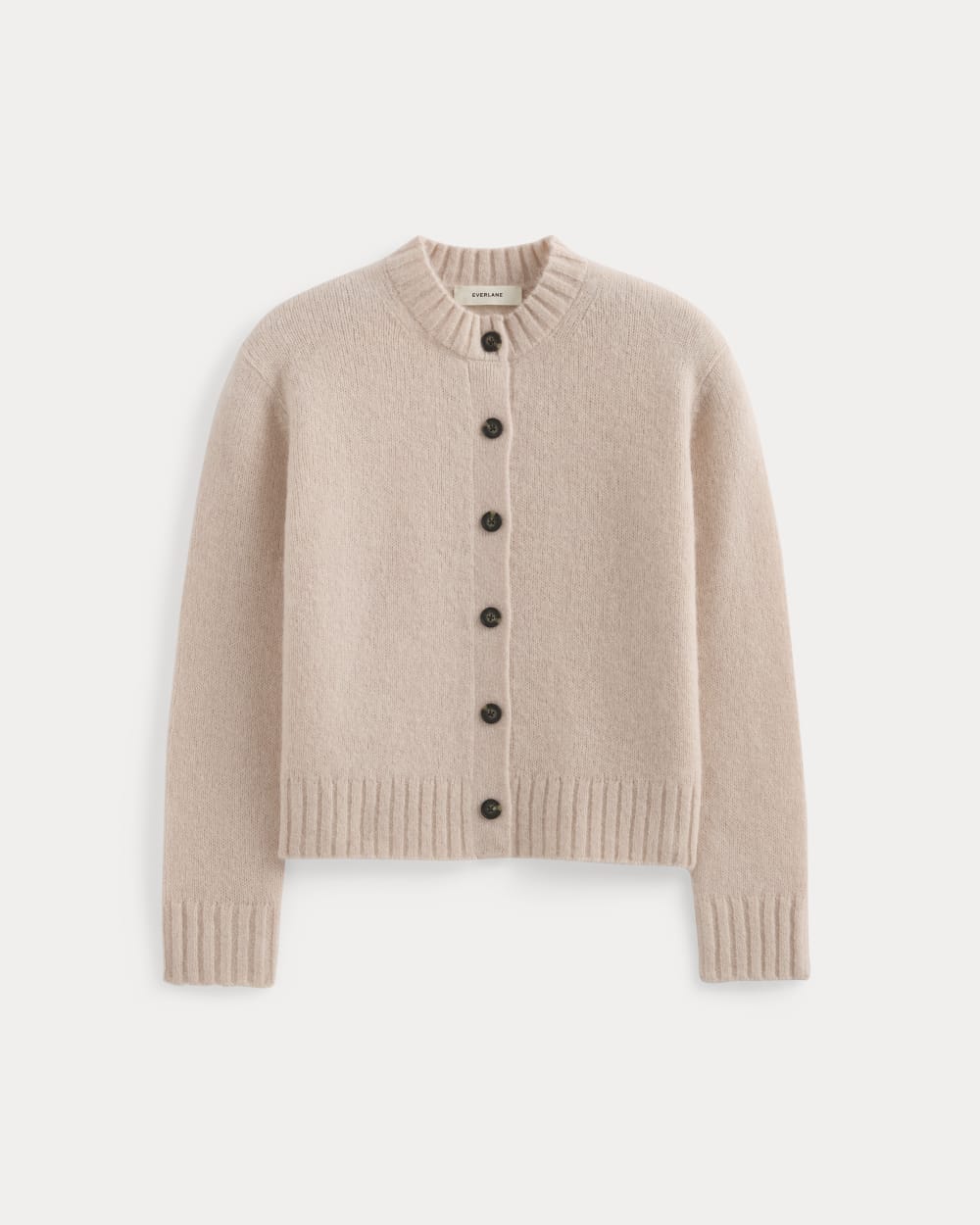 The Crew Cardigan in Alpaca | Soft Rose - Image 2