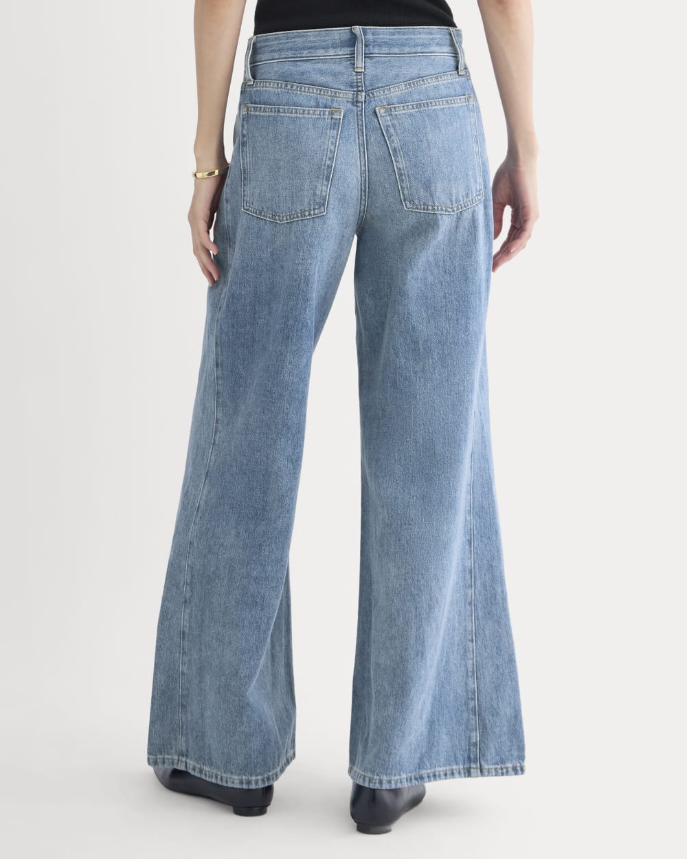 Paneled Wide-Leg Jean | Tungsten Scratch - Image 5