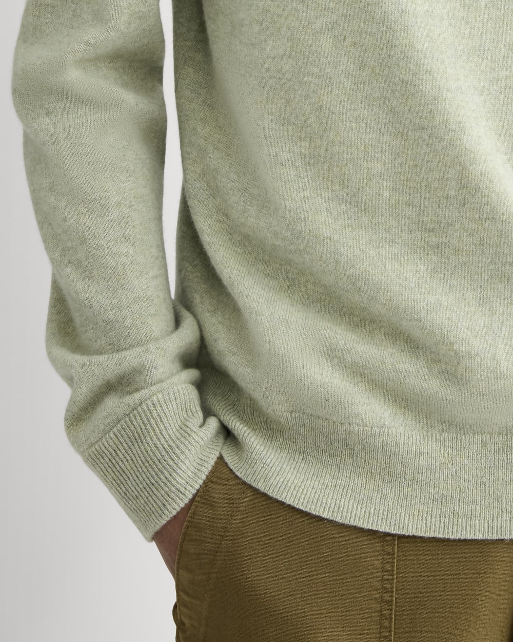 The Cashmere Crew | Light Heathered Moss - Image 4