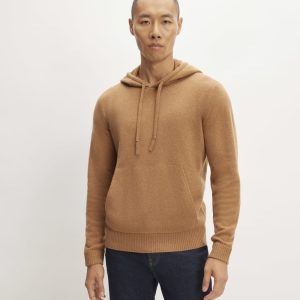 The Felted Merino Hoodie | Deep Camel