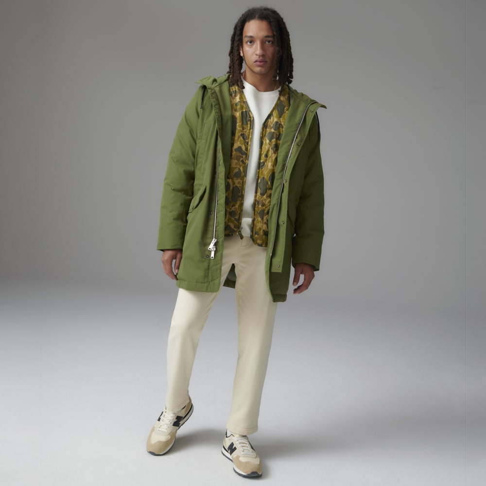 The ReNew Long Parka | Moss