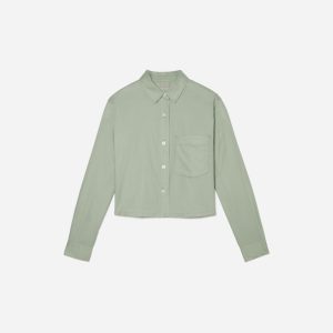 The Way-Short Shirt in Silky Cotton | Laurel