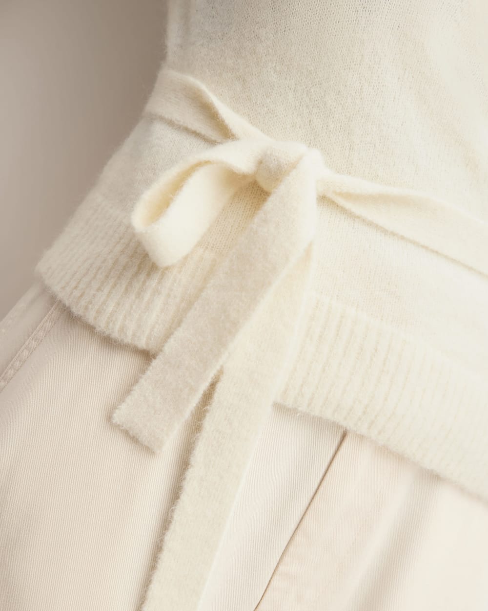 The Alpaca Wrap Sweater | Snow - Image 5