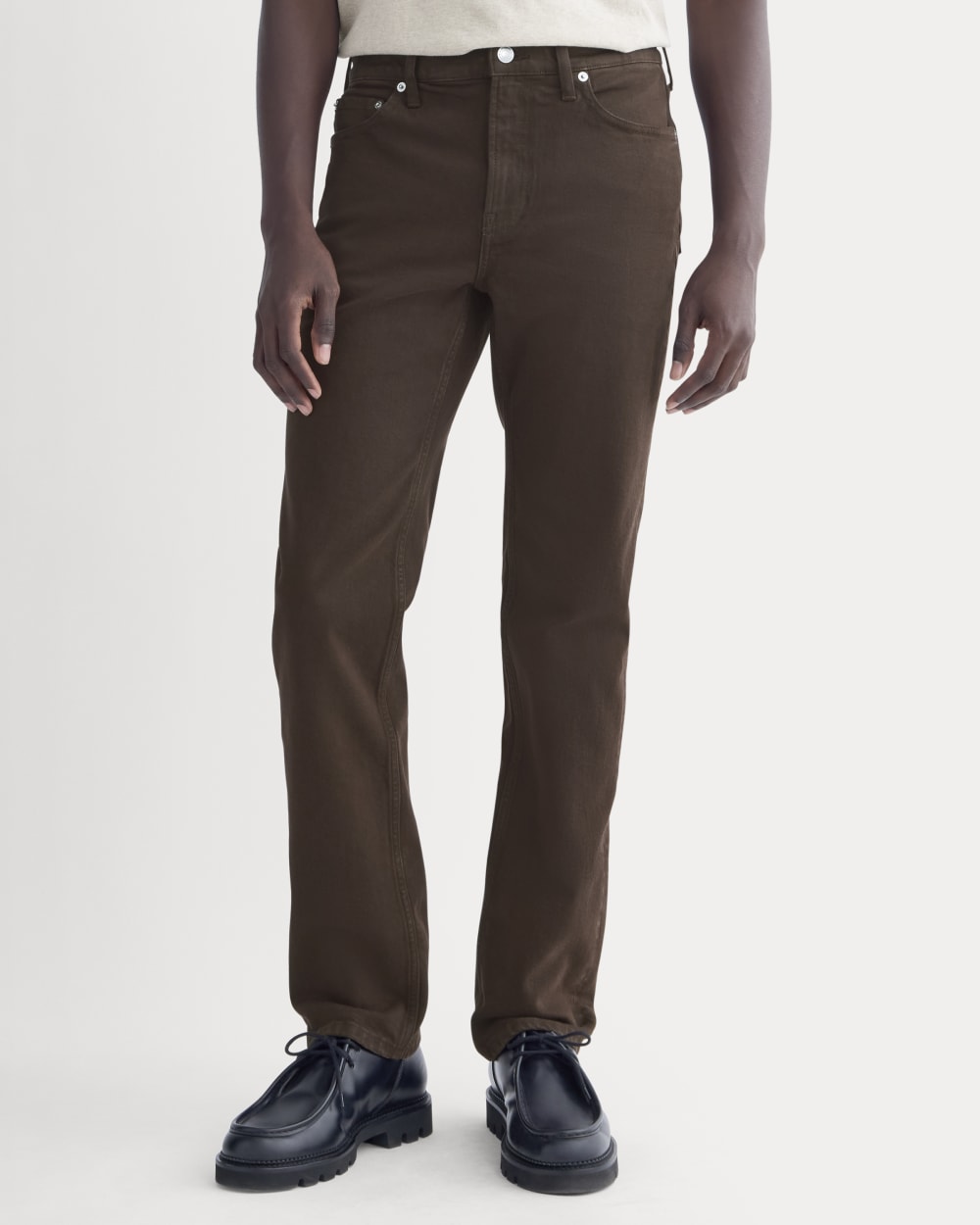 The Organic Cotton Straight-Leg Jean | Coffee Bean - Image 3