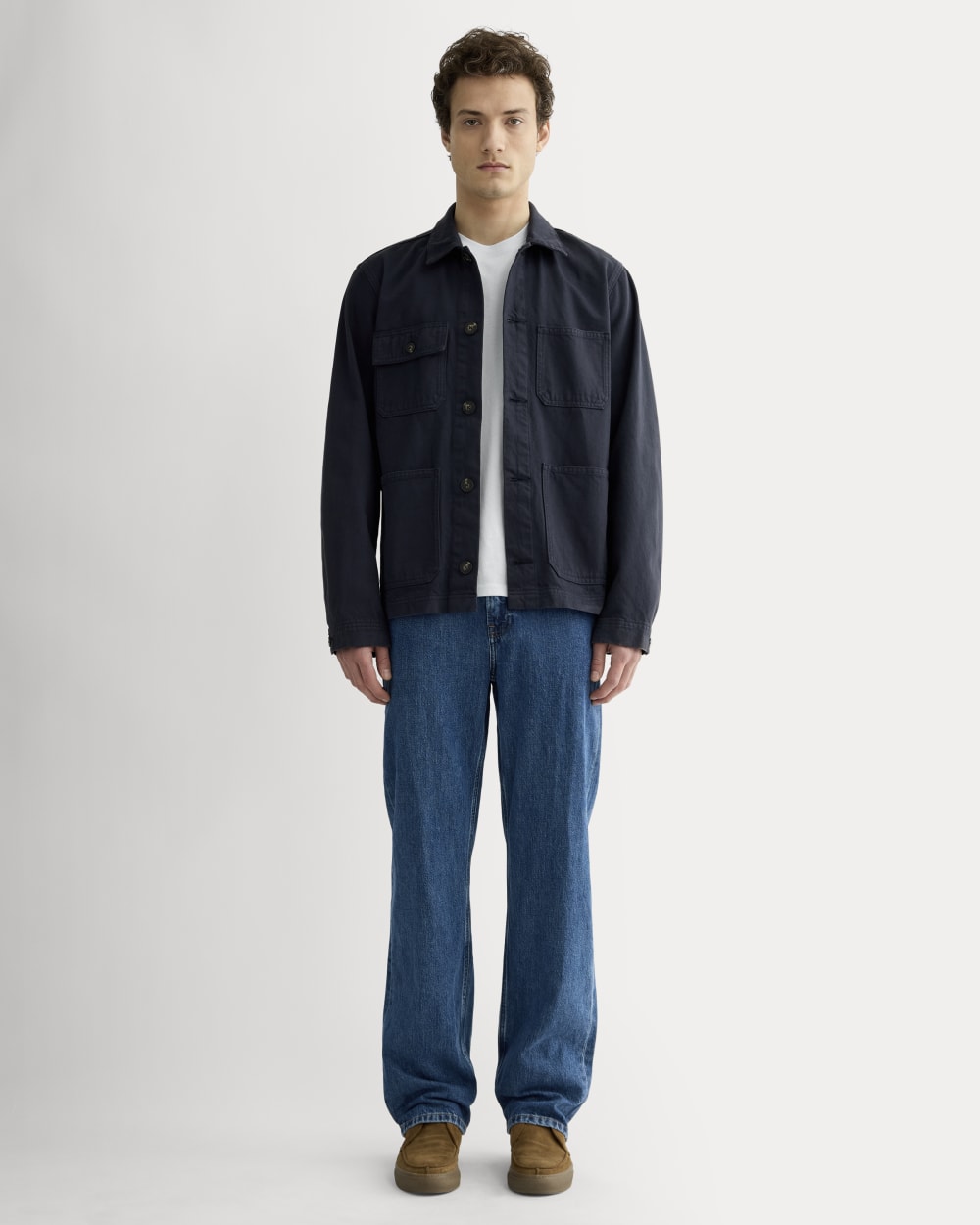 The Denim Utility Jacket | Garment-Dyed Navy - Image 3