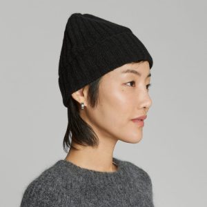 The Cashmere Beanie | Black