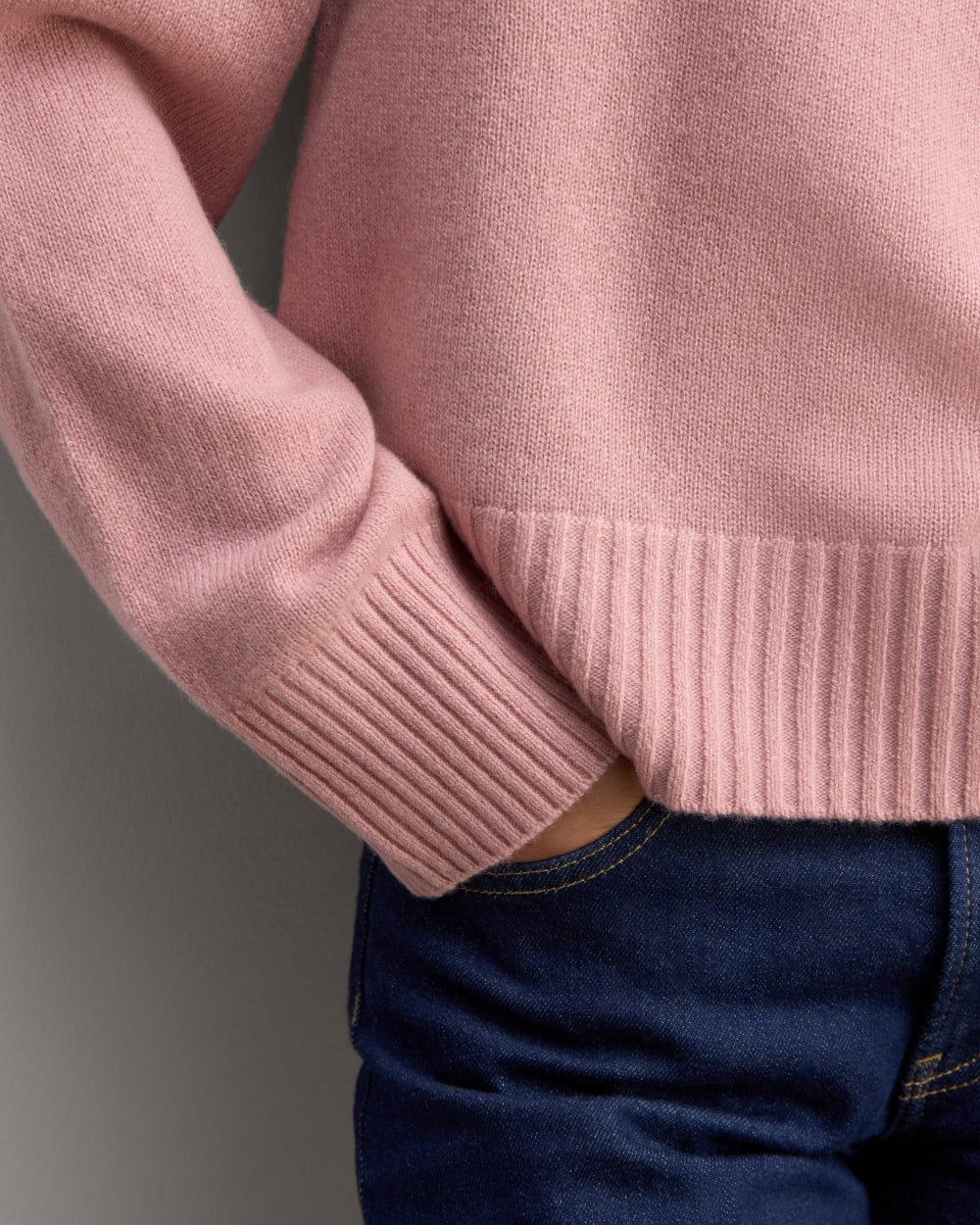The Boxy Crew in Cashmere | Clay Pink - Image 5