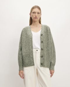 The Felted Merino Cardigan | Seafoam Green / Kambaba Twist