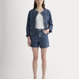 The A-Line Denim Short | Ocean