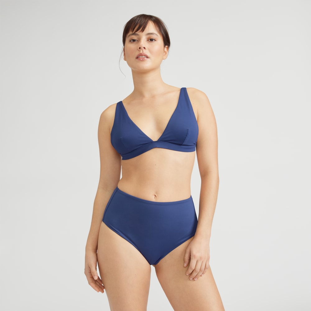 The ReNew Plunge Triangle Top | Navy - Image 3