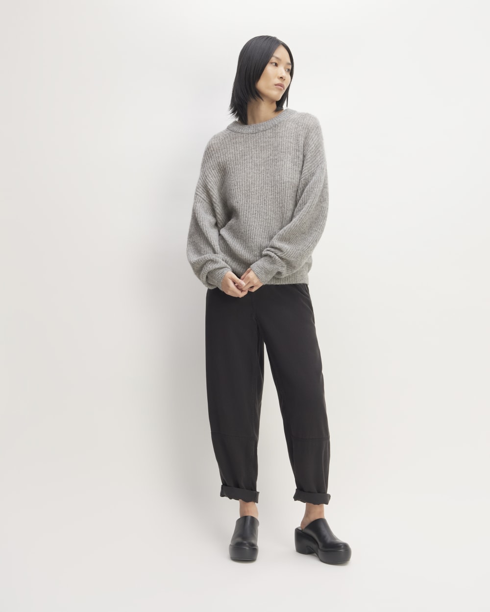 The Cocoon Crew in Alpaca | Heathered Stone - Image 3