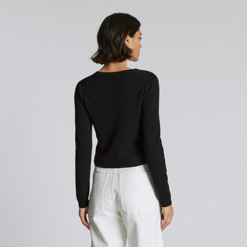The Luxe Merino Cardigan | Black - Image 5