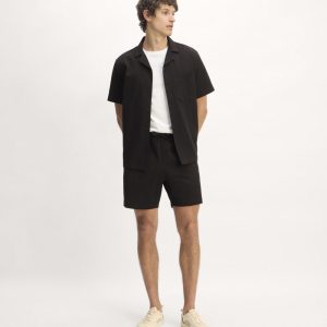 The Seersucker Short | Black