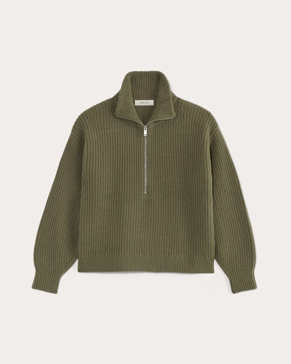 The Half-Zip Sweater in Luxe Merino | Kalamata - Image 2