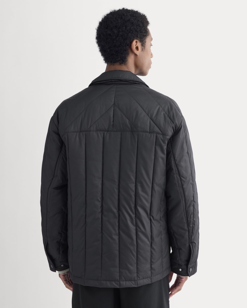 ReNew Vertical-Quilted Jacket | Black - Image 5