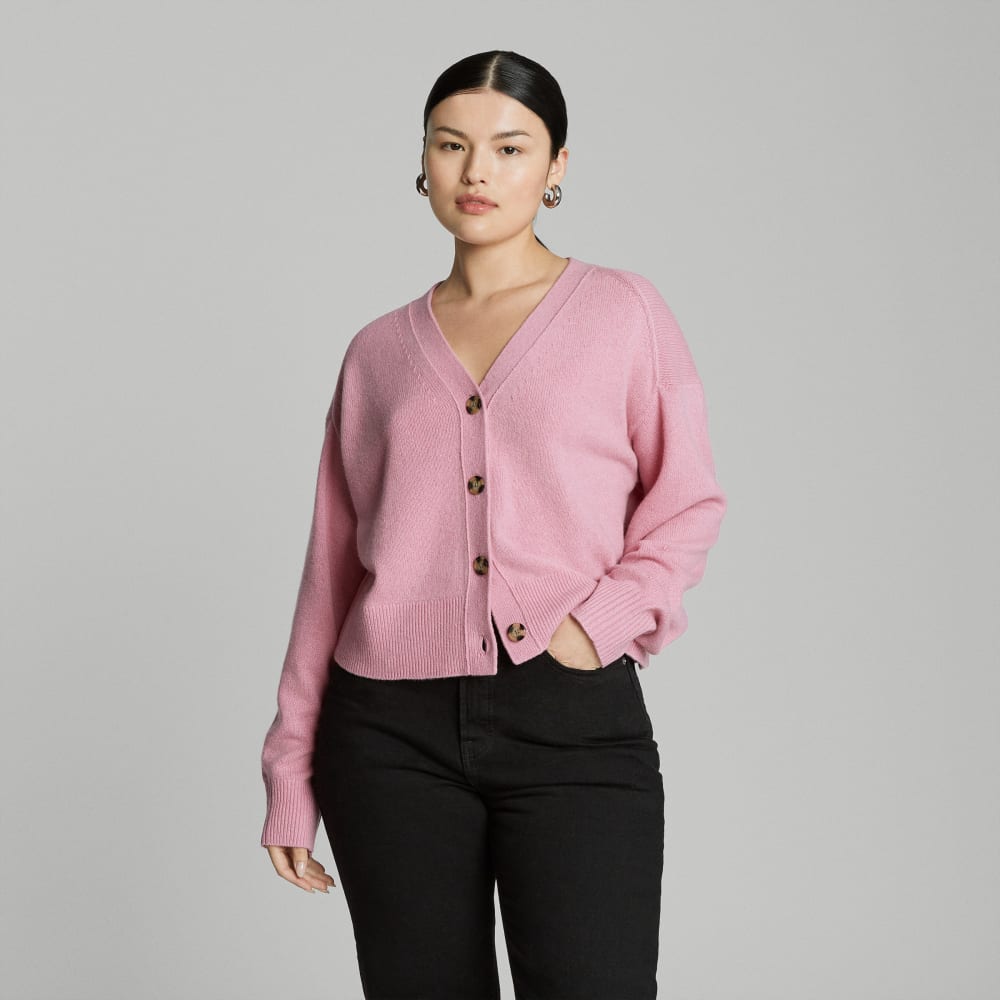 The Cashmere Cardigan | Bubblegum