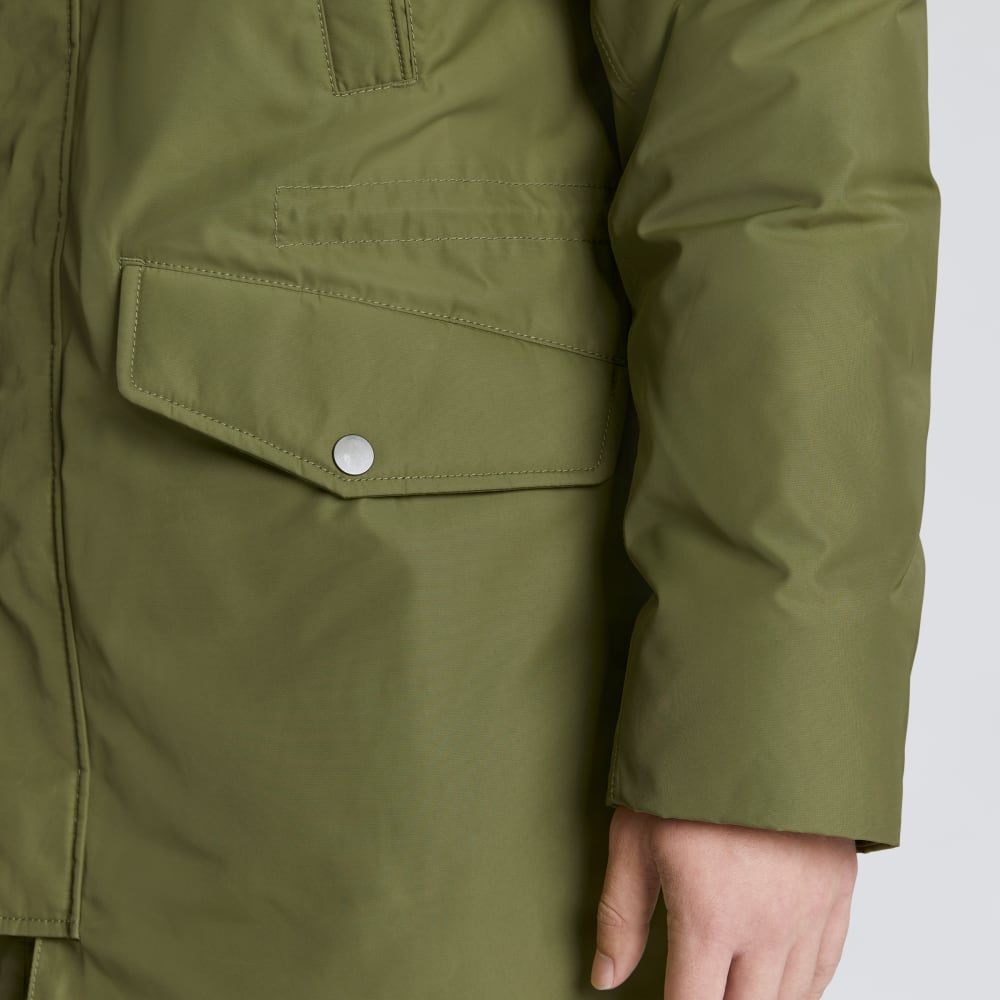 The ReNew Long Parka | Moss - Image 8