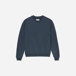 The Track Crewneck Sweatshirt | Kingfisher Blue