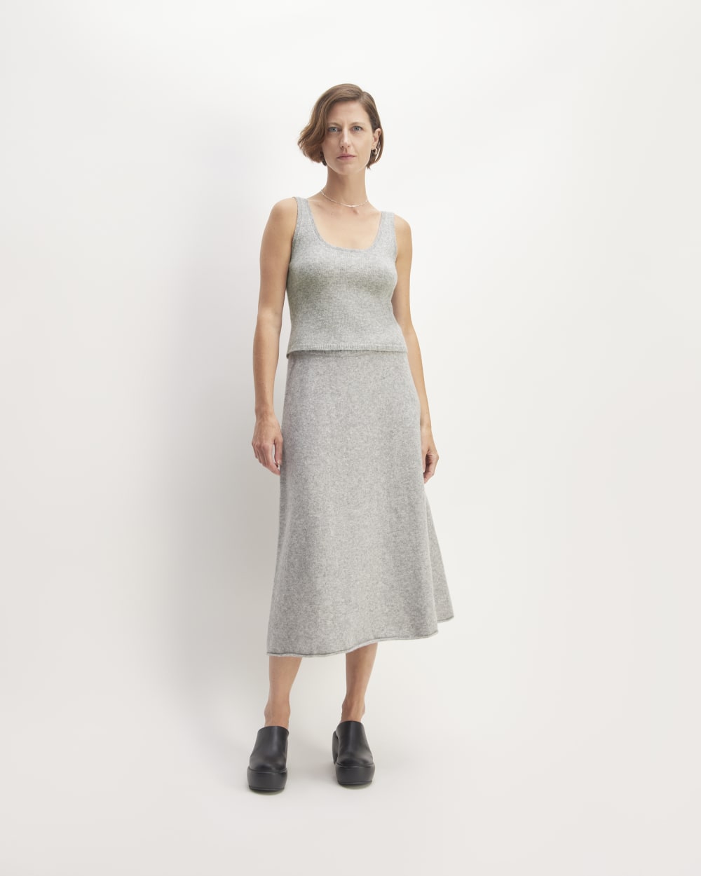 The Cozy-Stretch Tank | Heathered Grey - Image 3