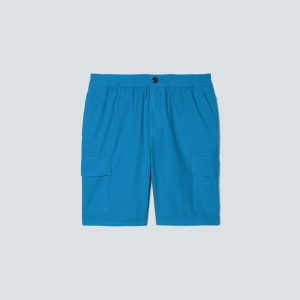 The Cotton Linen Short | Horizon Blue