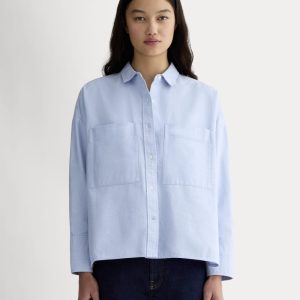 The Boxy Oxford | Light Blue