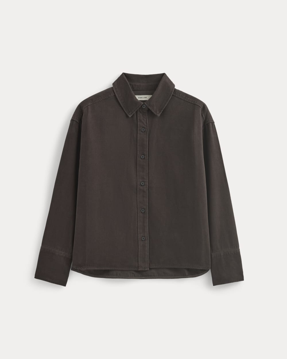 Boxy Shirt in Buttersoft | Coffee Bean - Image 2