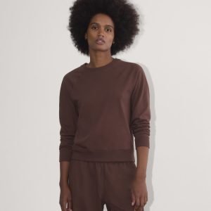 The Off-Duty Long-Sleeve Tee | Dark Mahogany