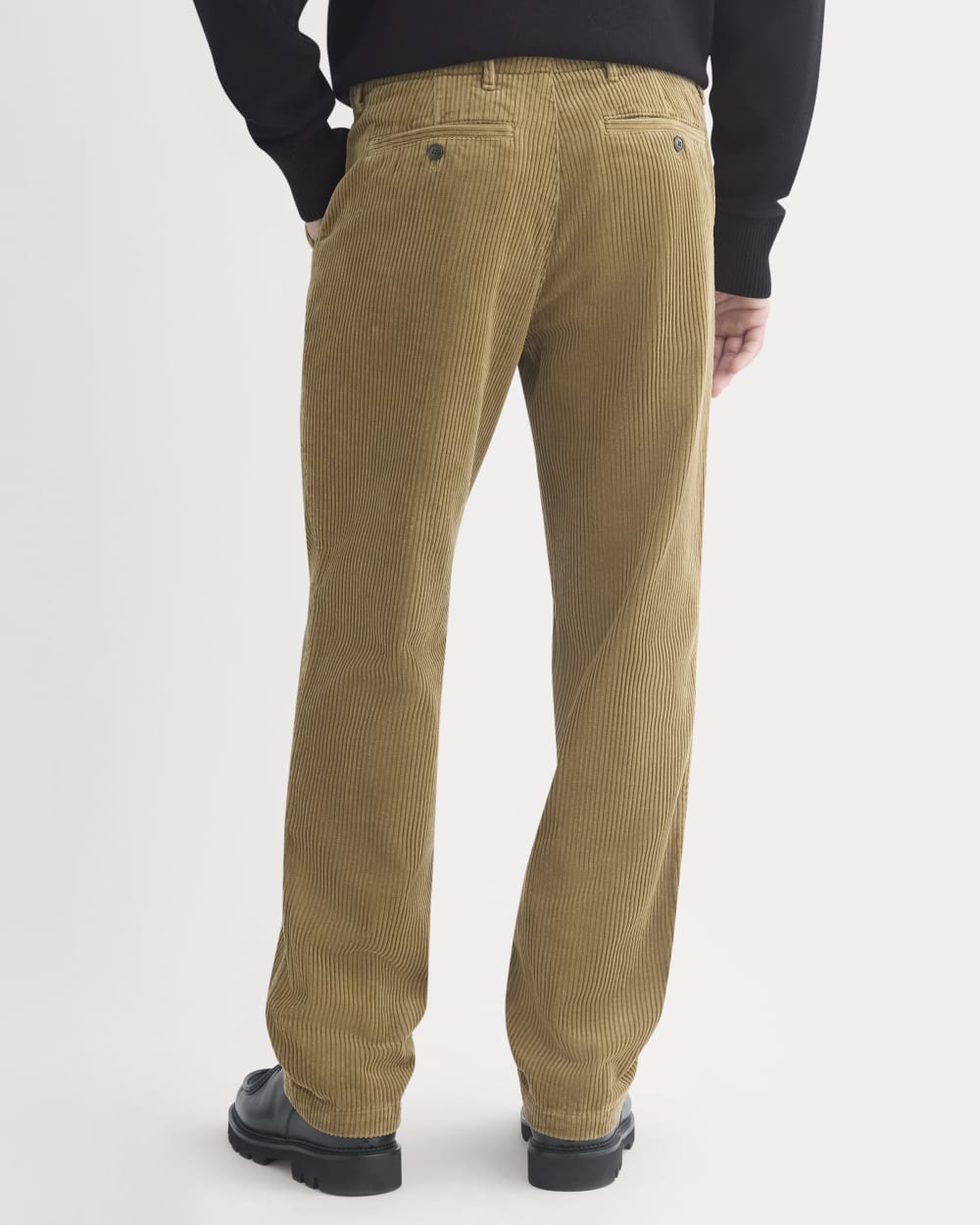 Wide Wale Corduroy Trouser | Aged Brass - Image 5