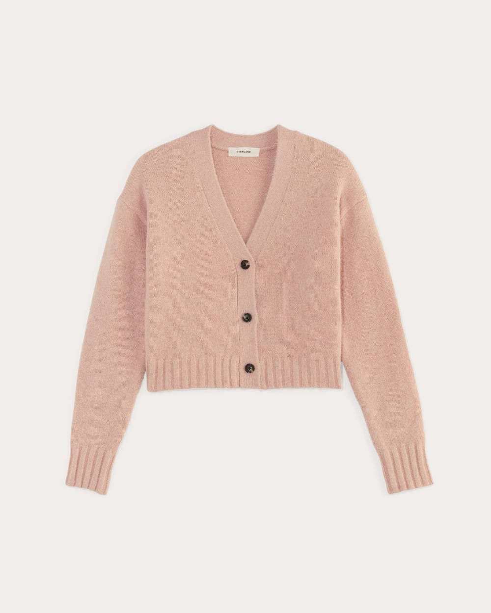 The Boxy Cardigan in Alpaca | Blush Pink - Image 2