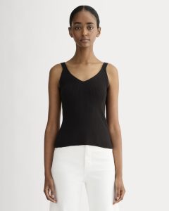 The Fine Knit Cami | Black