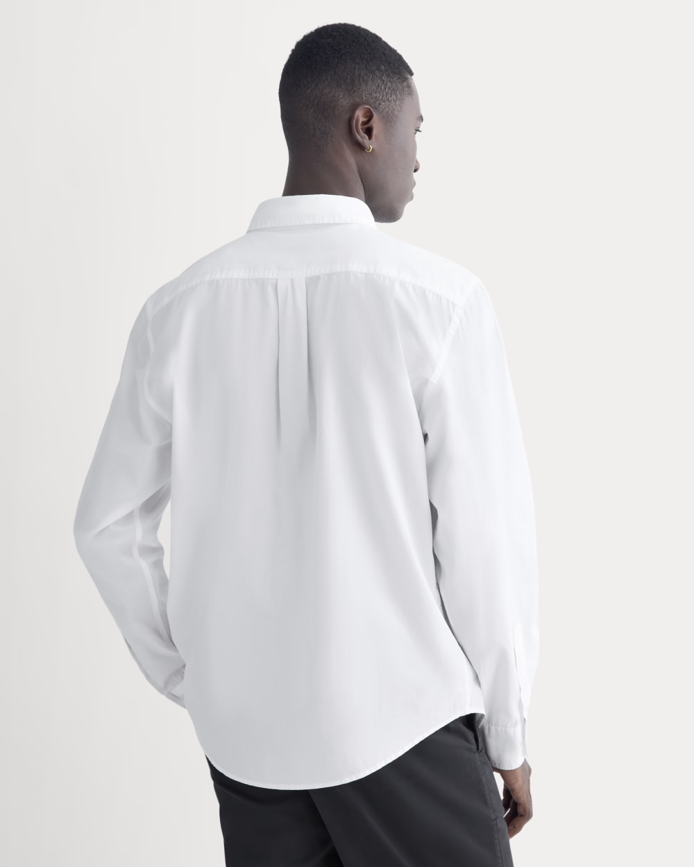 Washed Poplin Shirt | White - Image 5