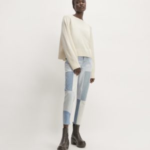 The '90s Cheeky® Mended Jean | Patched Indigo | 26.5 Inseam