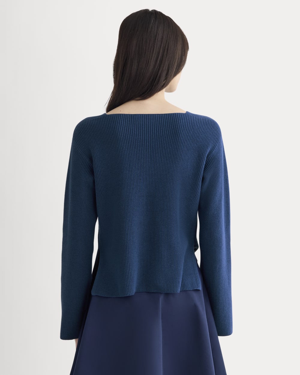 The Boatneck Top in Everyday Cotton | Deep Lazuli Blue - Image 5