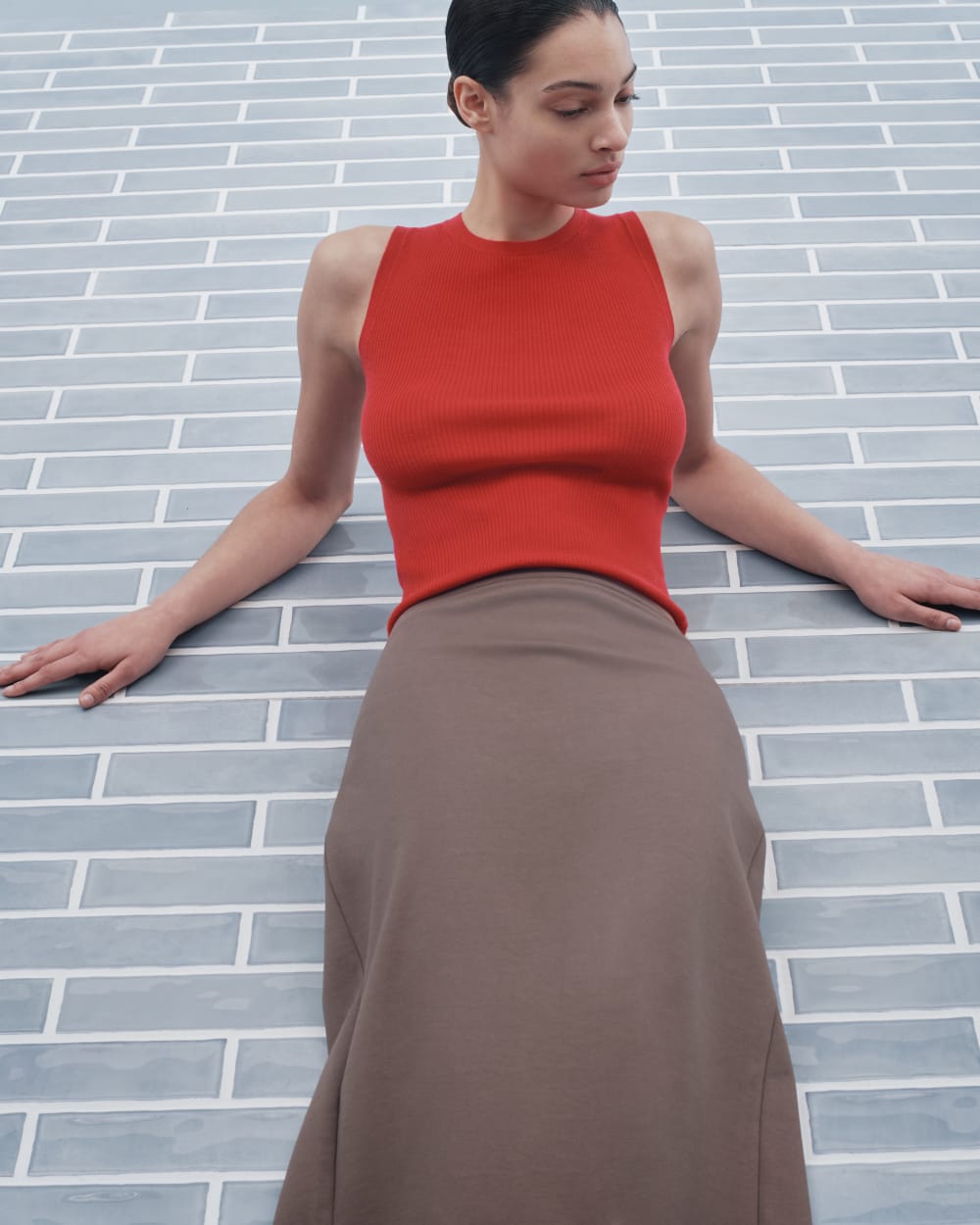 The Tank in Ultrasoft Merino | Classic Red - Image 7