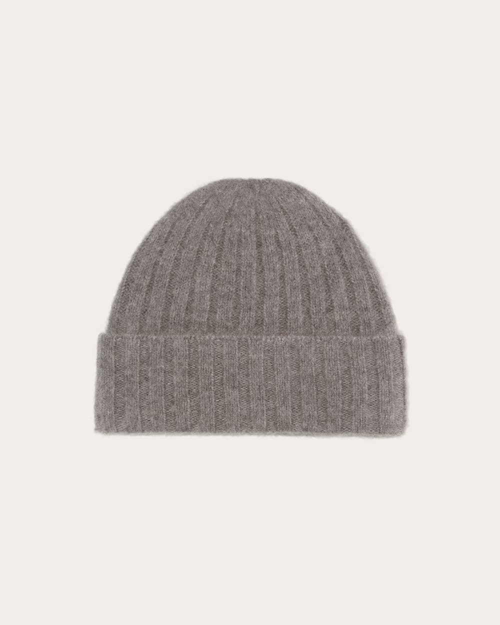 The Alpaca Beanie | Taupe Melange - Image 2
