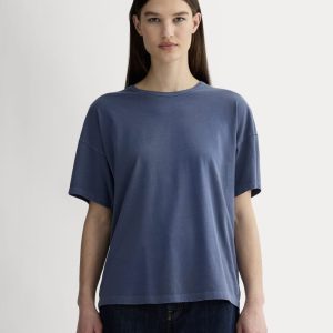 The Boyfriend Tee in Essential Cotton | Navy