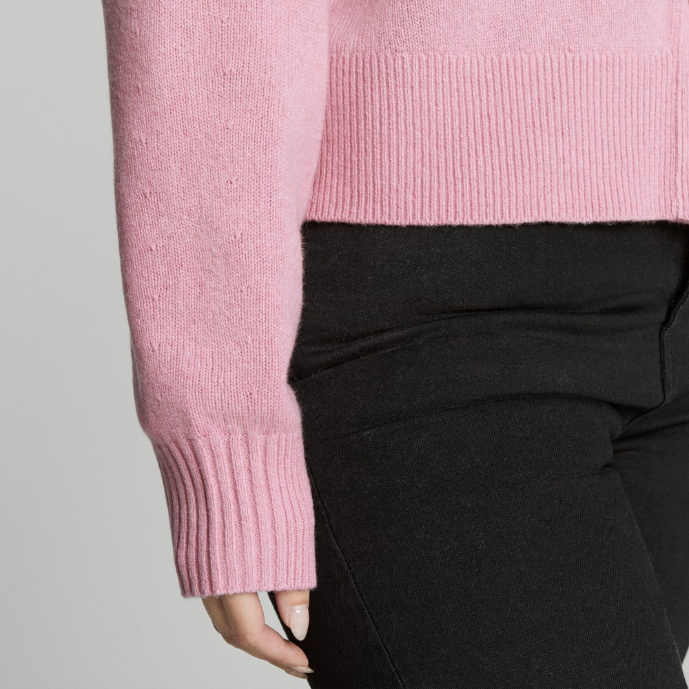 The Cashmere Cardigan | Bubblegum - Image 7