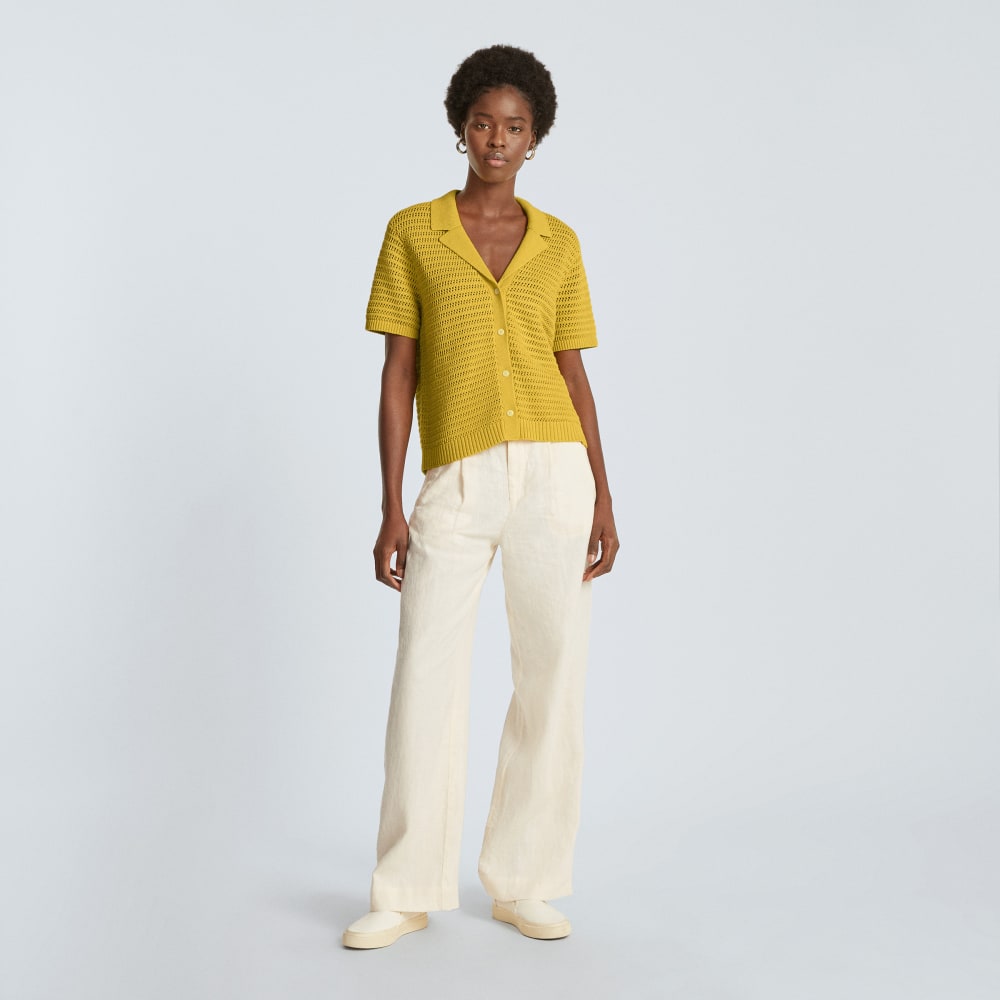 The Crochet Knit Polo | Super Lemon - Image 6