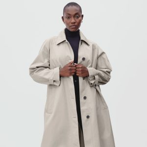 The Long Mac Coat | Stone