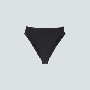 The High-Rise Cheeky Bikini Bottom | Black