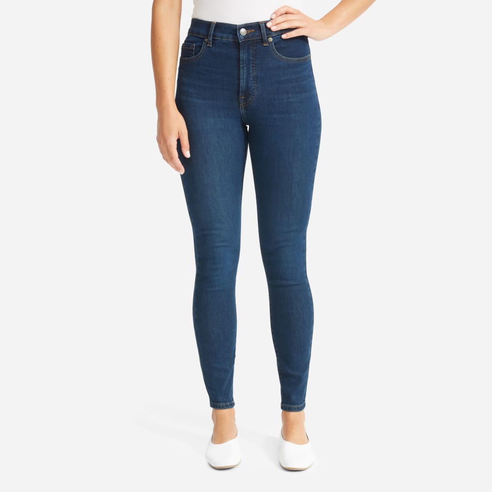The Authentic Stretch High-Rise Skinny | Dark Blue Wash | 28.5 Inseam - Image 7