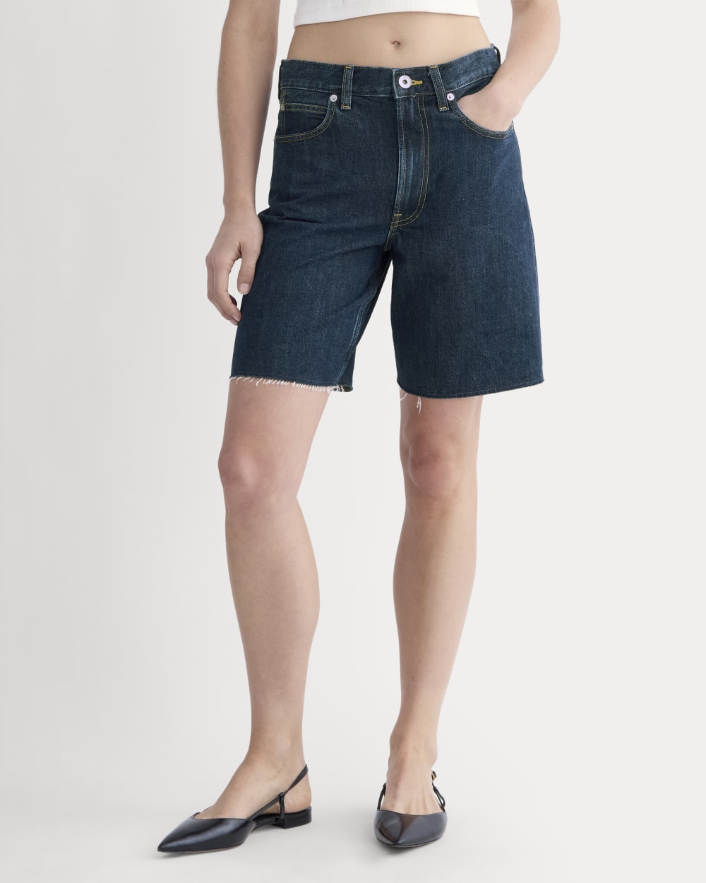 The OG Baggy Jean Short | Dark Indigo - Image 3