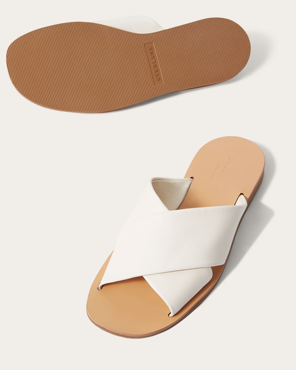The Day Crossover Sandal | Cream - Image 3