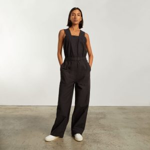 The Fatigue Apron Jumpsuit | Black