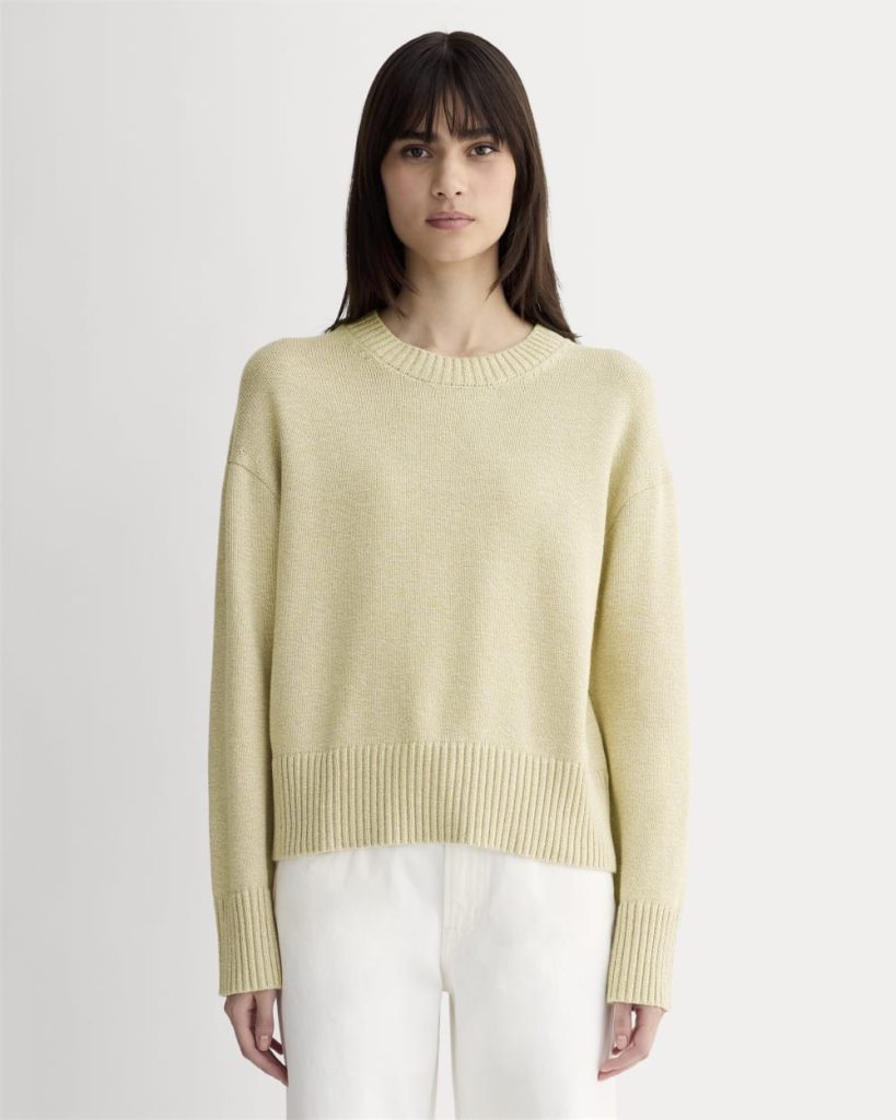 The Boxy Sweater in Everyday Cotton | Mojave Desert / Natural