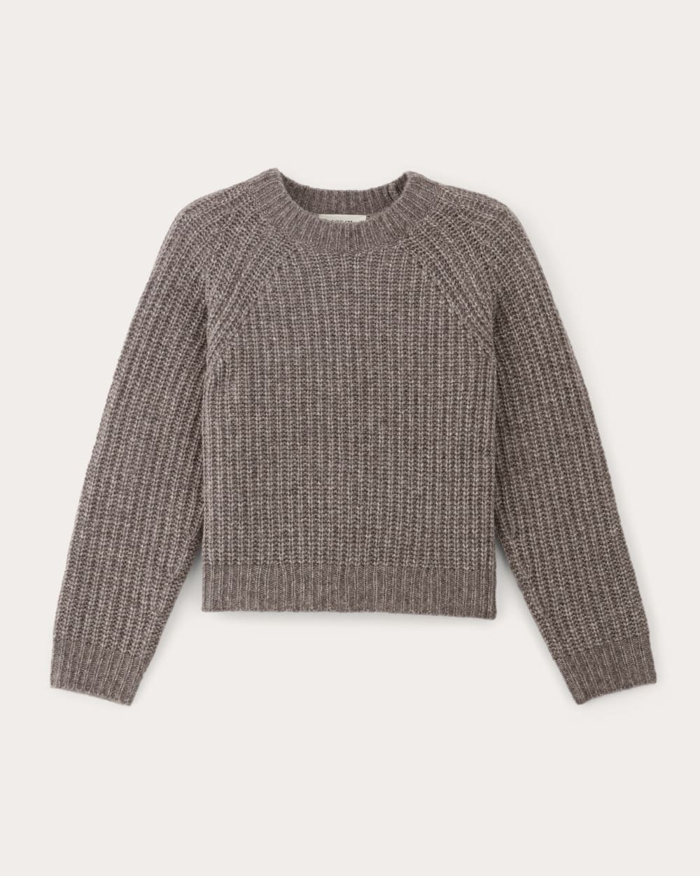 The Fisherman Crew in Cloud | Taupe Melange - Image 2