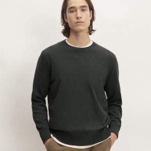 The No-Sweat Sweater | Uniform | Scarab / Black Twist