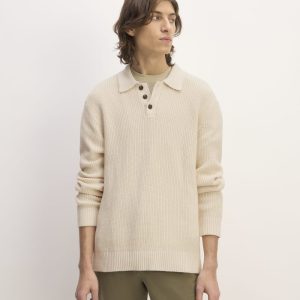 The Cotton Chunky Rib Polo | Canvas