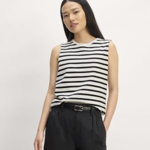 The Mariner Tank | Bone / Black