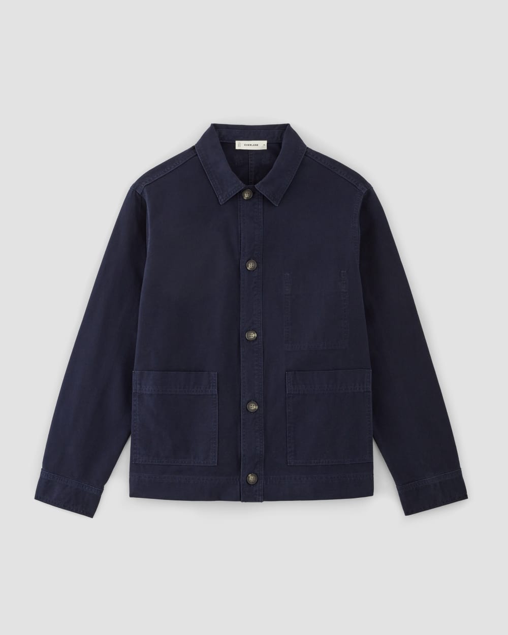 The Organic Cotton Chore Jacket | Navy - Image 2
